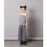 [100-160]【セットアップも出来る】袖レースアップオフショルブラウス | a.v.v【KIDS】 | 詳細画像19 