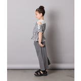 [100-160]【セットアップも出来る】袖レースアップオフショルブラウス | a.v.v【KIDS】 | 詳細画像23 