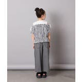 [100-160]【セットアップも出来る】袖レースアップオフショルブラウス | a.v.v【KIDS】 | 詳細画像24 