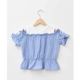 [100-160]【セットアップも出来る】袖レースアップオフショルブラウス | a.v.v【KIDS】 | 詳細画像3 