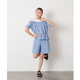 [100-160]【セットアップも出来る】袖レースアップオフショルブラウス | a.v.v【KIDS】 | 詳細画像38 