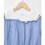 [100-160]【セットアップも出来る】袖レースアップオフショルブラウス | a.v.v【KIDS】 | 詳細画像4 