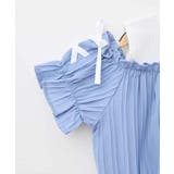 [100-160]【セットアップも出来る】袖レースアップオフショルブラウス | a.v.v【KIDS】 | 詳細画像5 