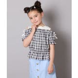 [100-160]【セットアップも出来る】袖レースアップオフショルブラウス | a.v.v【KIDS】 | 詳細画像9 