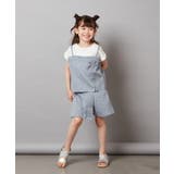 [100-130]【セットアップ対応】レースアップドッキングTシャツ | a.v.v【KIDS】 | 詳細画像5 