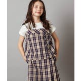 [160]【セットアップ対応】レースアップドッキングTシャツ | a.v.v【KIDS】 | 詳細画像8 