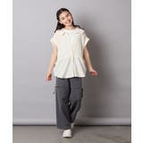 【接触冷感/ジメジメ対策】[120-160]ポコポコレイヤード風ブラウス | a.v.v【KIDS】 | 詳細画像20 