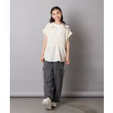 【接触冷感/ジメジメ対策】[120-160]ポコポコレイヤード風ブラウス | a.v.v【KIDS】 | 詳細画像21 