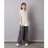 【接触冷感/ジメジメ対策】[120-160]ポコポコレイヤード風ブラウス | a.v.v【KIDS】 | 詳細画像23 