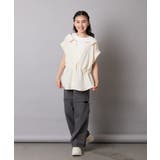 【接触冷感/ジメジメ対策】[120-160]ポコポコレイヤード風ブラウス | a.v.v【KIDS】 | 詳細画像24 