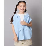 【接触冷感/ジメジメ対策】[120-160]ポコポコレイヤード風ブラウス | a.v.v【KIDS】 | 詳細画像3 