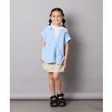 【接触冷感/ジメジメ対策】[120-160]ポコポコレイヤード風ブラウス | a.v.v【KIDS】 | 詳細画像6 