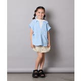 【接触冷感/ジメジメ対策】[120-160]ポコポコレイヤード風ブラウス | a.v.v【KIDS】 | 詳細画像7 