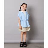 【接触冷感/ジメジメ対策】[120-160]ポコポコレイヤード風ブラウス | a.v.v【KIDS】 | 詳細画像9 