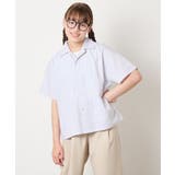 [140-150]【男女兼用】ポケット付き開襟シャツ | a.v.v【KIDS】 | 詳細画像13 