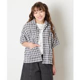 [140-150]【男女兼用】ポケット付き開襟シャツ | a.v.v【KIDS】 | 詳細画像32 