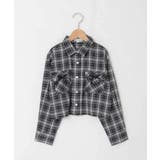 [130-160]クロップドチェックリボンシャツ | a.v.v【KIDS】 | 詳細画像17 