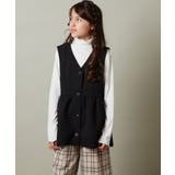 [140-150]【セットアップ対応】ペプラムギャザージレ | a.v.v【KIDS】 | 詳細画像10 