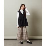 [140-150]【セットアップ対応】ペプラムギャザージレ | a.v.v【KIDS】 | 詳細画像15 