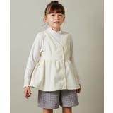 [140-150]【セットアップ対応】ペプラムギャザージレ | a.v.v【KIDS】 | 詳細画像5 