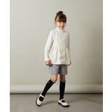 [140-150]【セットアップ対応】ペプラムギャザージレ | a.v.v【KIDS】 | 詳細画像7 