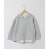 ライトグレー | [110-130]バックギャザーダンボールパーカー | a.v.v【KIDS】