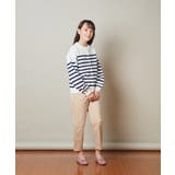 [100-130]フレンチボーダーカーディガン | a.v.v【KIDS】 | 詳細画像2 