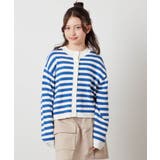[100-130]ボーダーニットカーデ | a.v.v【KIDS】 | 詳細画像9 