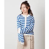 [140-150]ボーダーニットカーデ | a.v.v【KIDS】 | 詳細画像3 