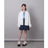 [120-130]【UVカット】ボーダージャカードカーディガン | a.v.v【KIDS】 | 詳細画像18 