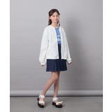 [120-130]【UVカット】ボーダージャカードカーディガン | a.v.v【KIDS】 | 詳細画像19 