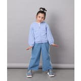 [120-130]【UVカット】ボーダージャカードカーディガン | a.v.v【KIDS】 | 詳細画像5 