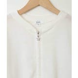 [140-150]【UVカット】ボーダージャカードカーディガン | a.v.v【KIDS】 | 詳細画像34 