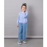 [140-150]【UVカット】ボーダージャカードカーディガン | a.v.v【KIDS】 | 詳細画像7 