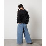 [120-160]レースアップダンボールパーカー | a.v.v【KIDS】 | 詳細画像24 