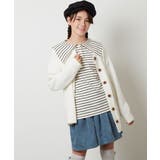 アイボリー | [160]カールヤーンカーディガン | a.v.v【KIDS】