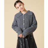 ダークグレー | [130-160]襟付きカーディガン | a.v.v【KIDS】