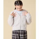 [120-160]フェザー調カーディガン | a.v.v【KIDS】 | 詳細画像17 