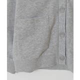 [160]エンブレム刺繍入り裏毛カーディガン | a.v.v【KIDS】 | 詳細画像6 