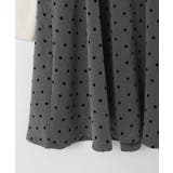 [120-160]フロッキードットプリントドッキングワンピース | a.v.v【KIDS】 | 詳細画像18 