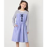 [120-160]レースアップドッキングワンピ | a.v.v【KIDS】 | 詳細画像13 