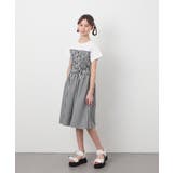 [100-130]ドッキングデザインワンピース | a.v.v【KIDS】 | 詳細画像15 