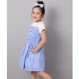 [140-150]ドッキングデザインワンピース | a.v.v【KIDS】 | 詳細画像4 