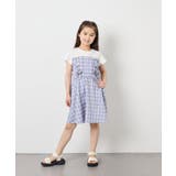 [120-160]レースアップドッキングワンピース | a.v.v【KIDS】 | 詳細画像6 