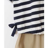 [100-130]サイドリボンロゴ刺繍ドッキングワンピース | a.v.v【KIDS】 | 詳細画像17 