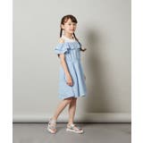 [100-130]レイヤード風オフショルワンピース | a.v.v【KIDS】 | 詳細画像12 