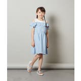 [100-130]レイヤード風オフショルワンピース | a.v.v【KIDS】 | 詳細画像14 