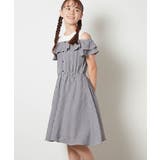 [100-130]レイヤード風オフショルワンピース | a.v.v【KIDS】 | 詳細画像3 