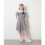 [100-130]レイヤード風オフショルワンピース | a.v.v【KIDS】 | 詳細画像5 