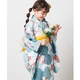 [120-140]簡単に着られる浴衣・兵児帯2点セット | a.v.v【KIDS】 | 詳細画像1 